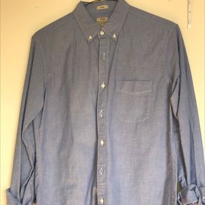 Men’s J. Crew casual blue button down
